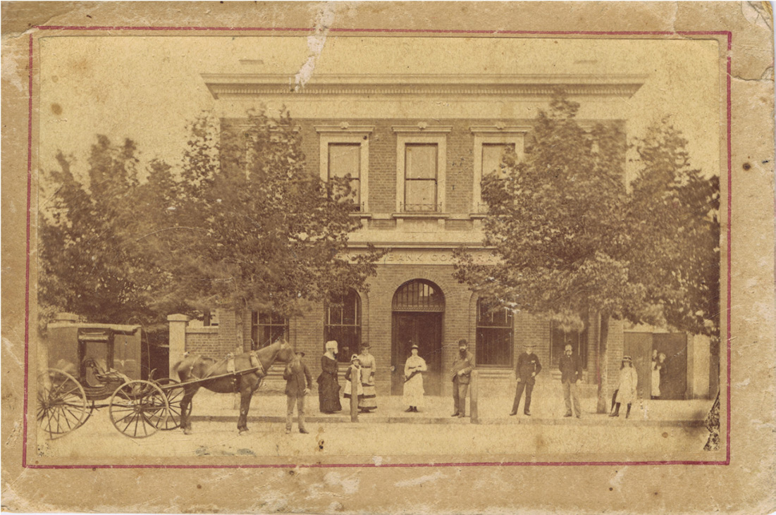 Old chamber bank Beechworth victoria